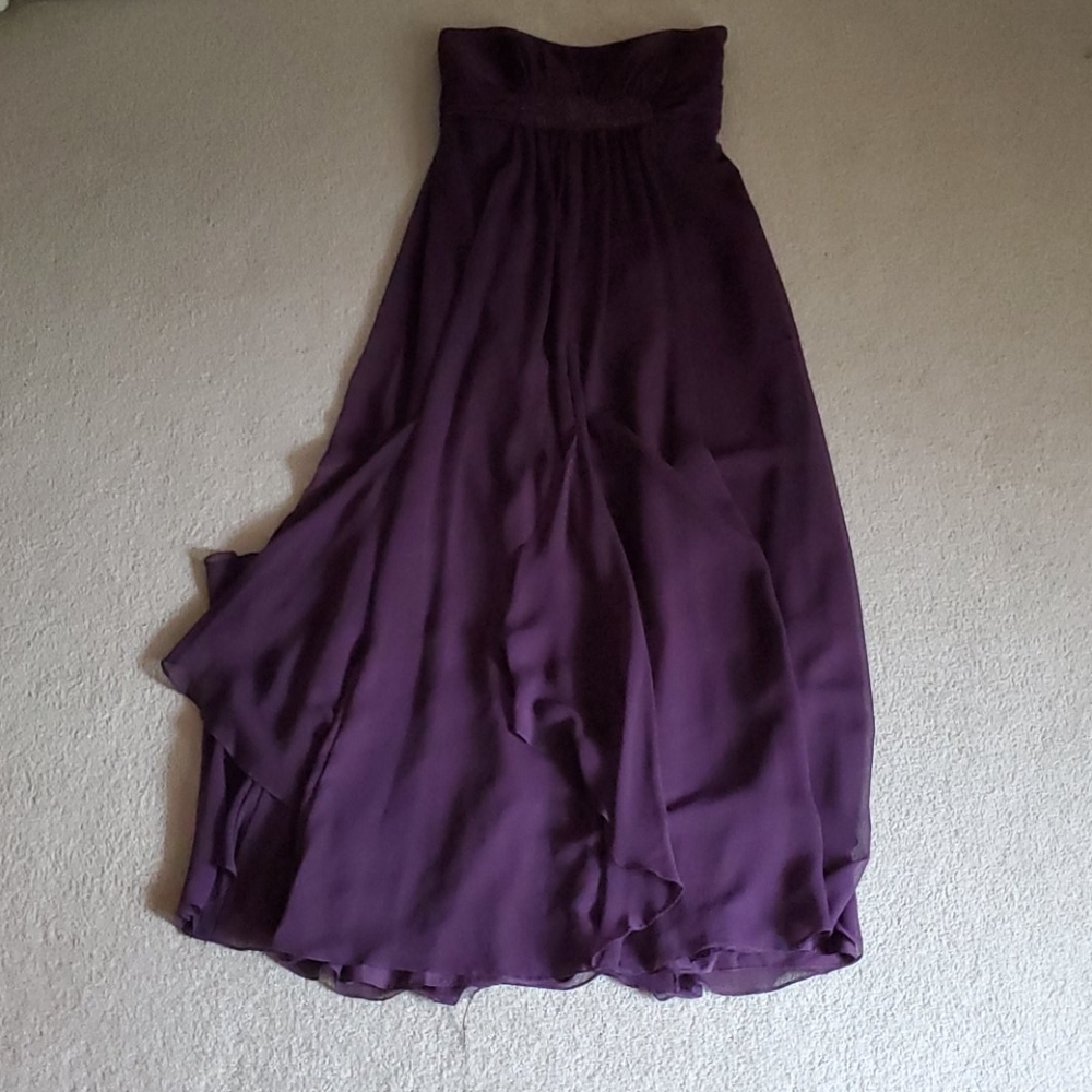 Simple bridesmaid gown